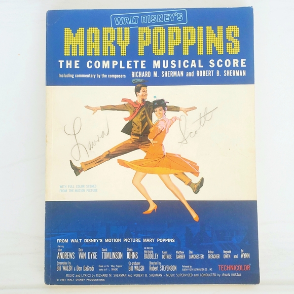 RICHARD M SHERMAN AND ROBERT E SHERMANMARY Poppins the Complete Musical Score - Picture 1 of 6
